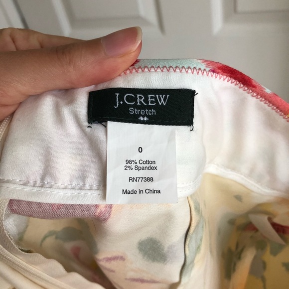 J. Crew Bright Floral Pencil Skirt - Picture 5 of 7